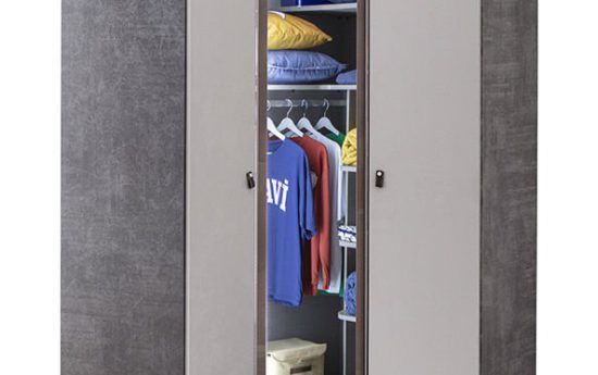 Puzzle Aura 3 Kapılı Köşe Dolap 803