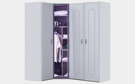 Puzzle Loft 3 Kapılı Köşe Dolap 801
