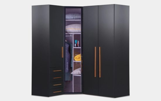 Puzzle Loft 4 Kapılı Köşe Dolap 842